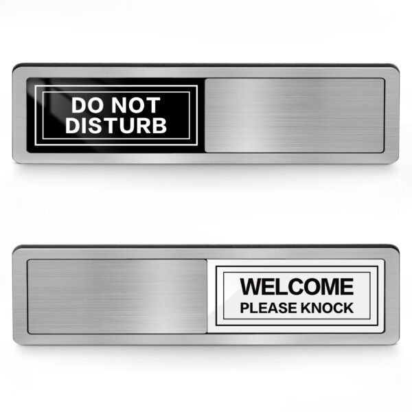 Do Not Disturb Sign,Office Door Signs for Home Office Restroom Conference Hospital Privacy Slider Door Indicator Sign Tells Whether Room Vacant or Occupied