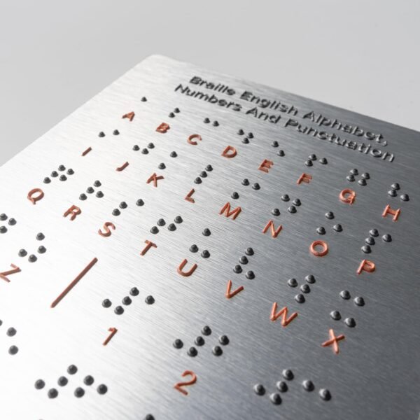 Braille Alphabet Board, a Learning Tool for Braille Beginners, Braille Teaching aids, Braille Learning Tools with Letters, Numbers, and Symbols. - Image 7